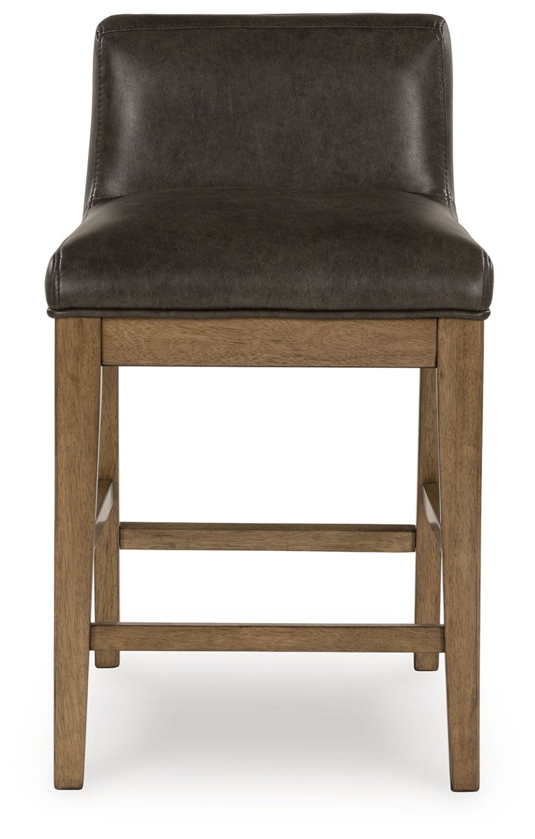 Cabalynn - Upholstered Barstool (Set of 2) - Two-tone Brown - Image 9