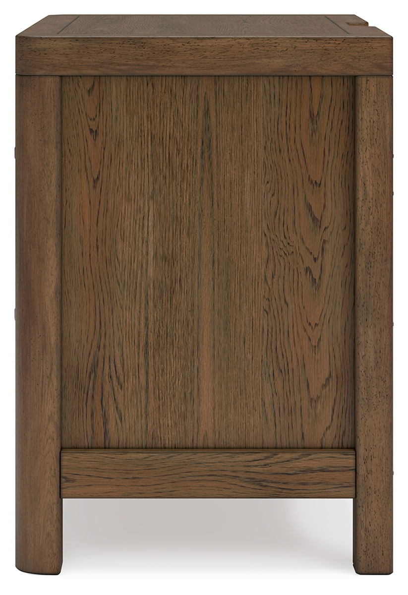 Cabalynn - Two Drawer Night Stand - Light Brown - Image 13