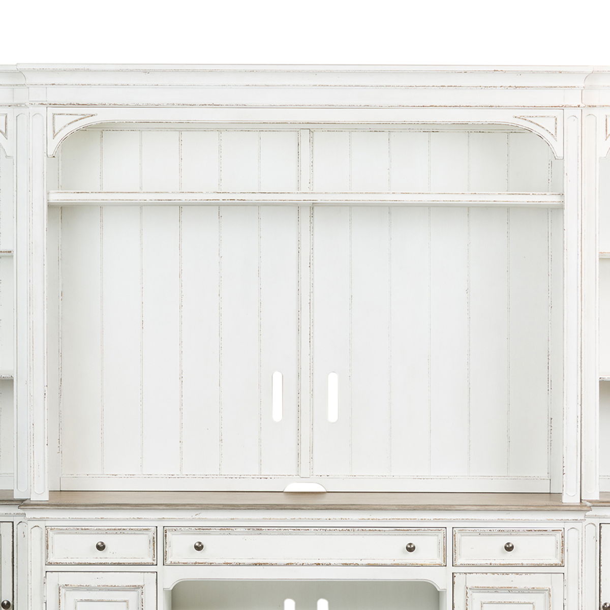 Magnolia Manor - Entertainment Hutch - Antique White - Image 5