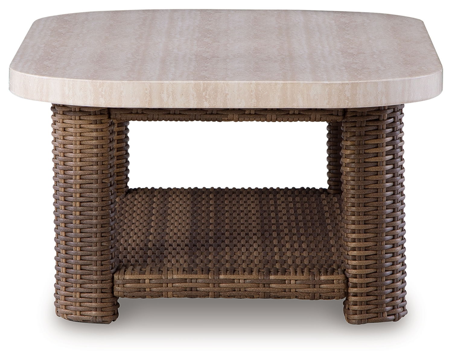 Dolan Creek - Rectangular Cocktail Table - Beige / Brown - Image 4