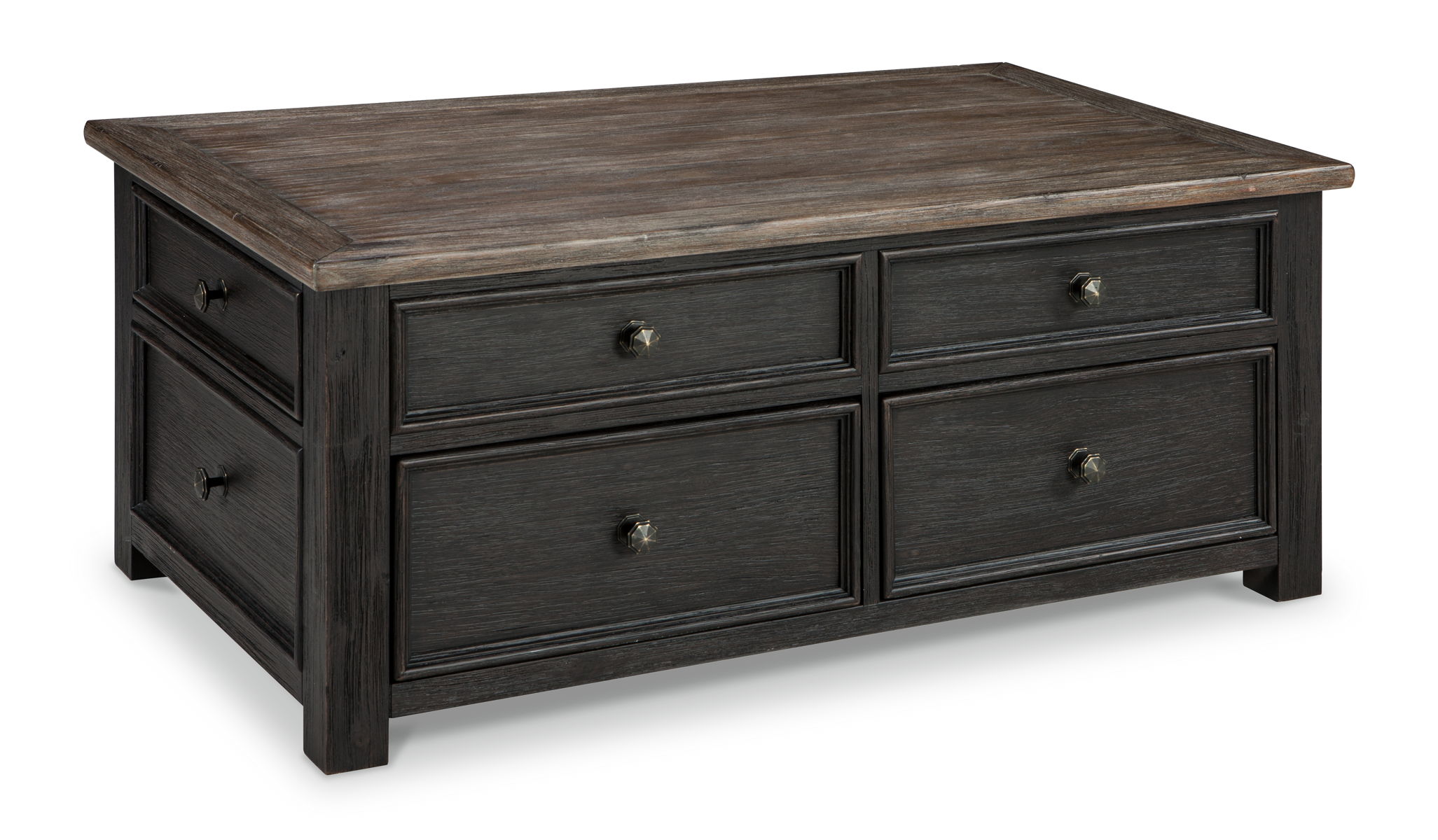 Tyler Creek - Lift Top Cocktail Table - Grayish Brown / Black - Image 6