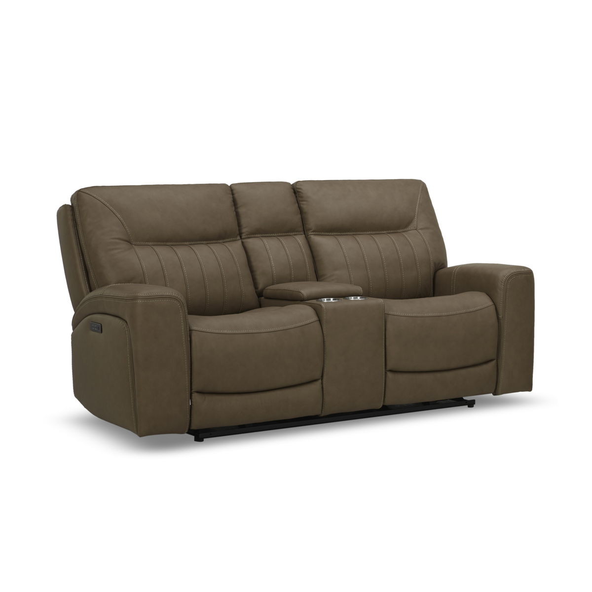Bennett - Loveseat With Console P2 & ZG - Butternut - Image 5