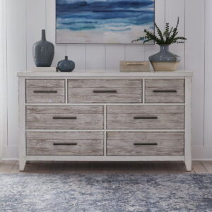 Backroads - 7 Drawer Dresser - White