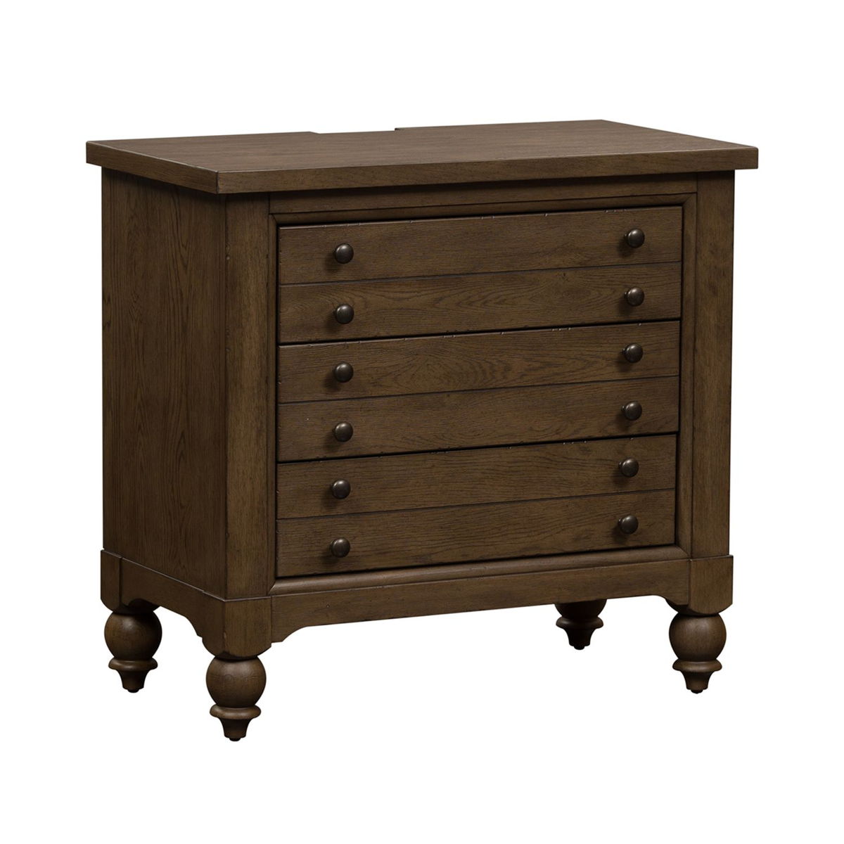 Americana Farmhouse - Bedside Chest With Charging Station - Image 11