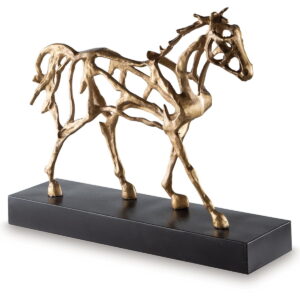 Grainville - Sculpture - Antique Gold Finish