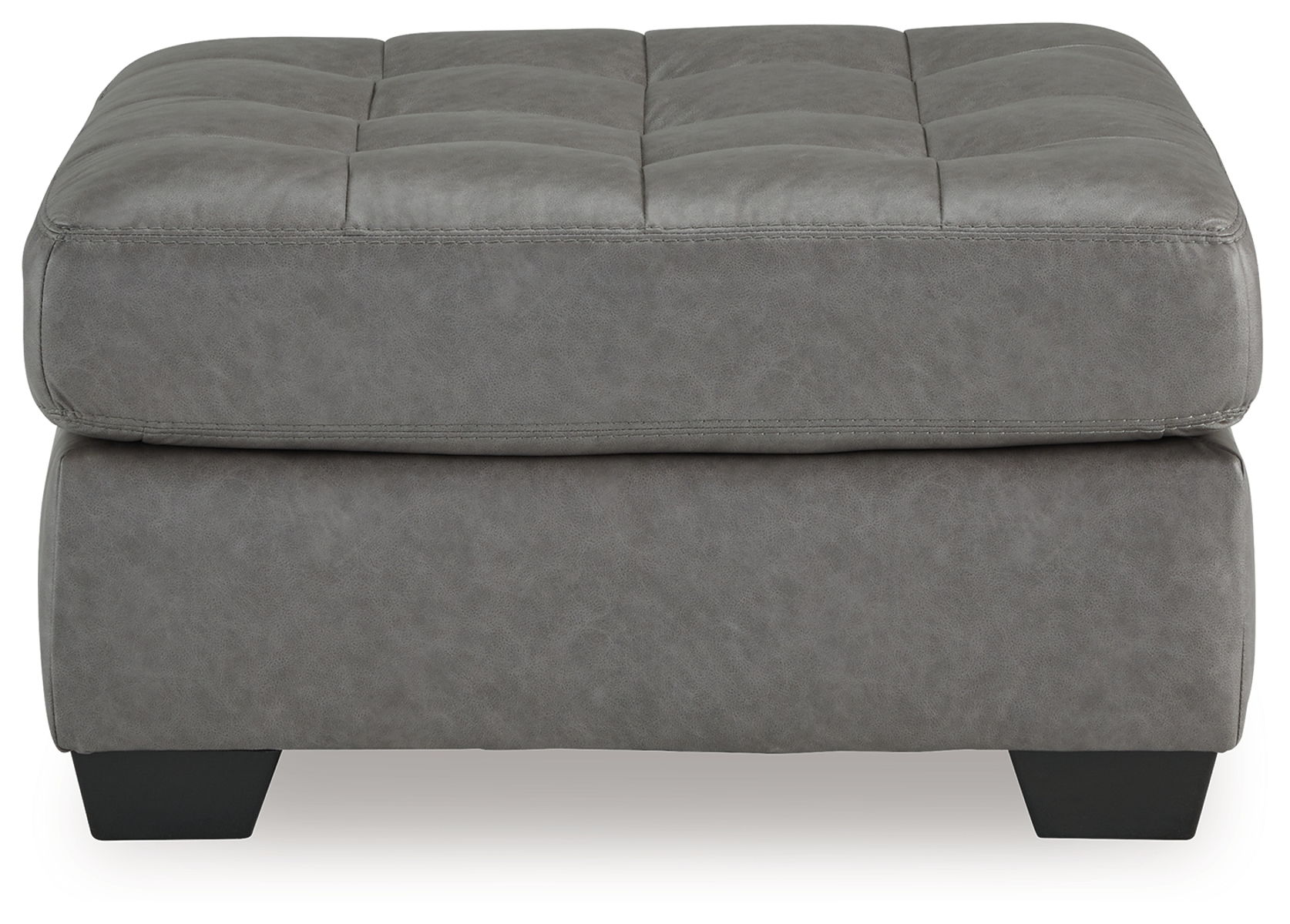 Clairette Court - Oversized Accent Ottoman - Alloy - Image 2