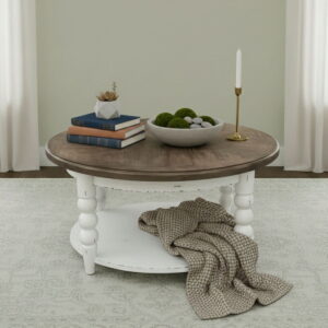 Turnberry Park - Round Cocktail Table - White