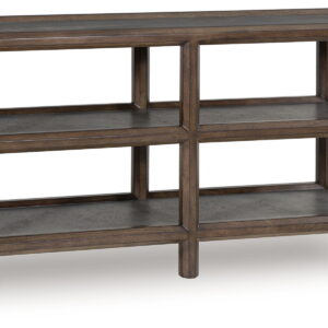 Kallenny - Sofa Table - Brown / Gray
