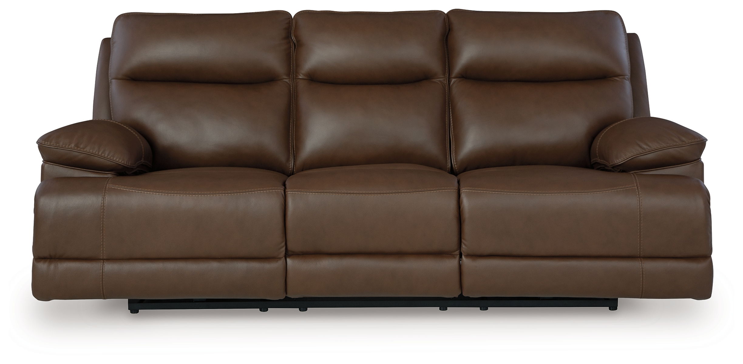 Vonryan - Power Reclining Sofa With Adj Headrest - Tobacco - Image 4