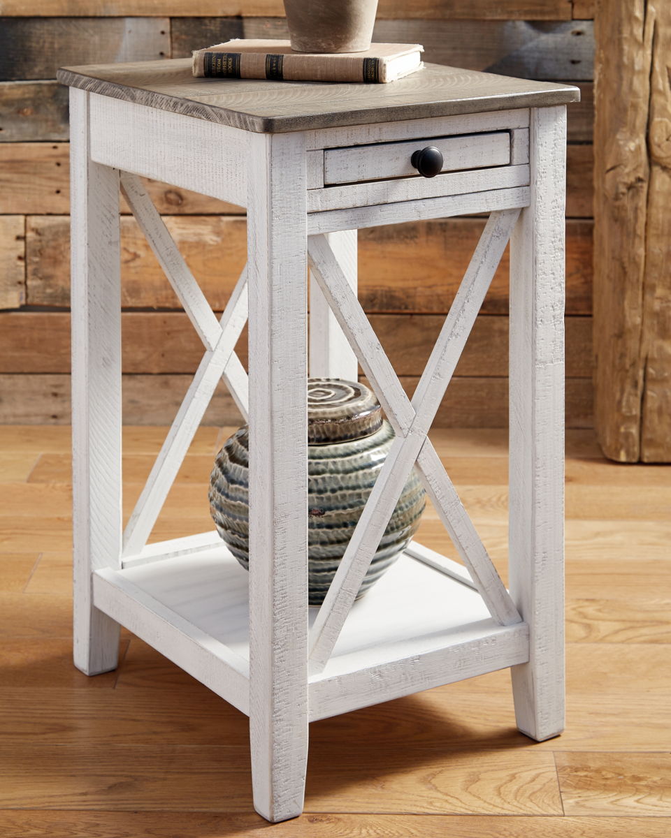 Adalane - Accent Table - White / Gray - Image 10