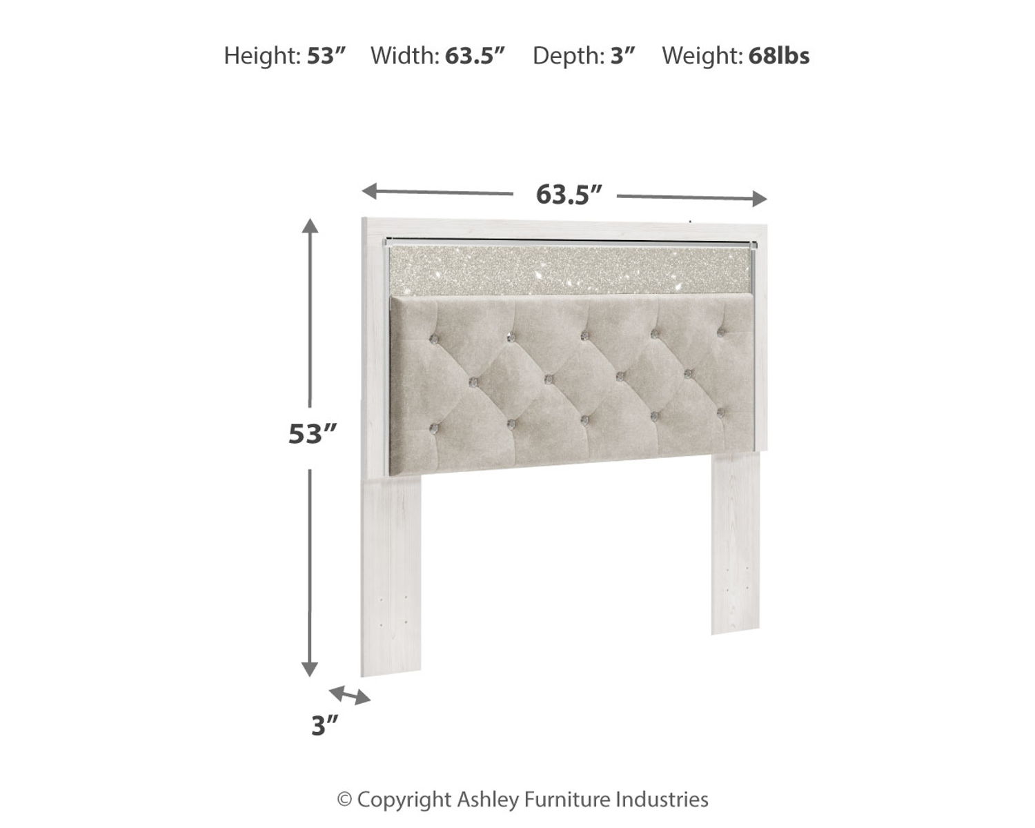 Altyra - Upholstered Panel Headboard - Image 5