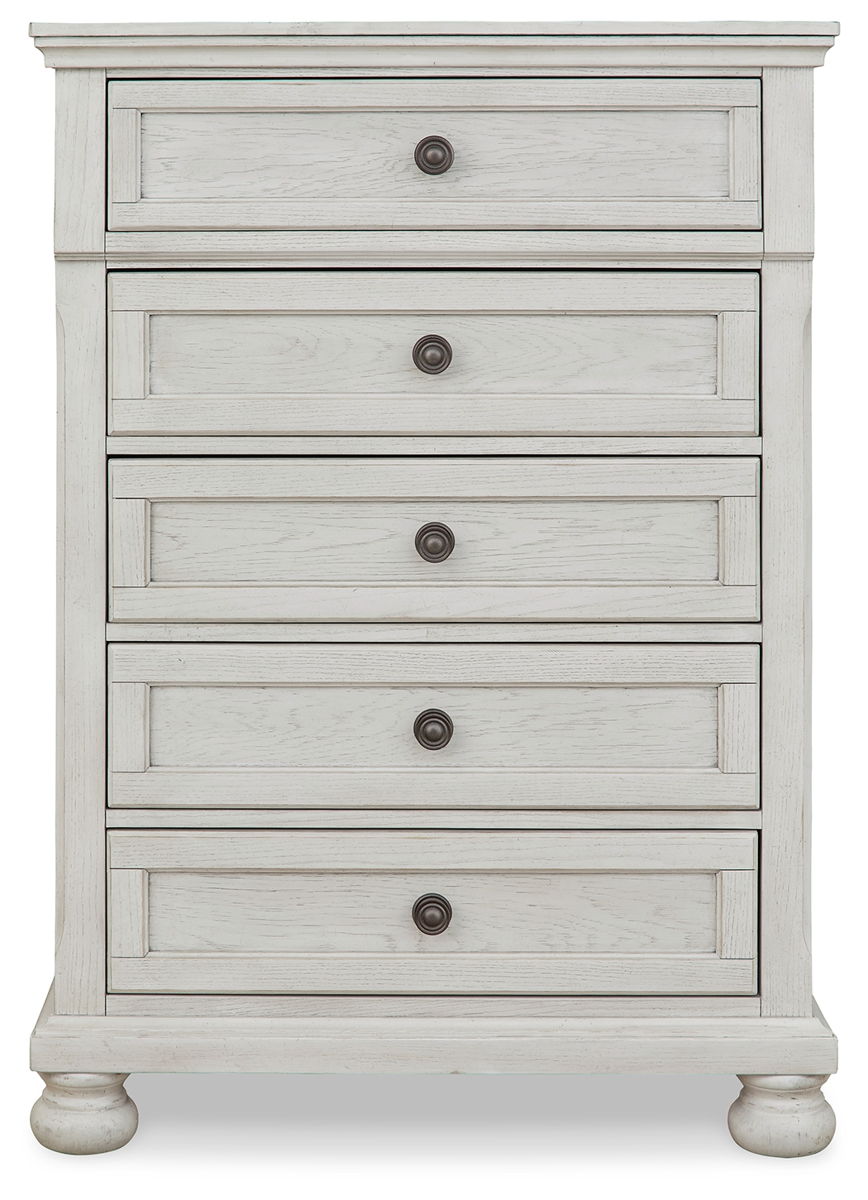 Robbinsdale - Five Drawer Chest - Youth - Antique White - Image 4