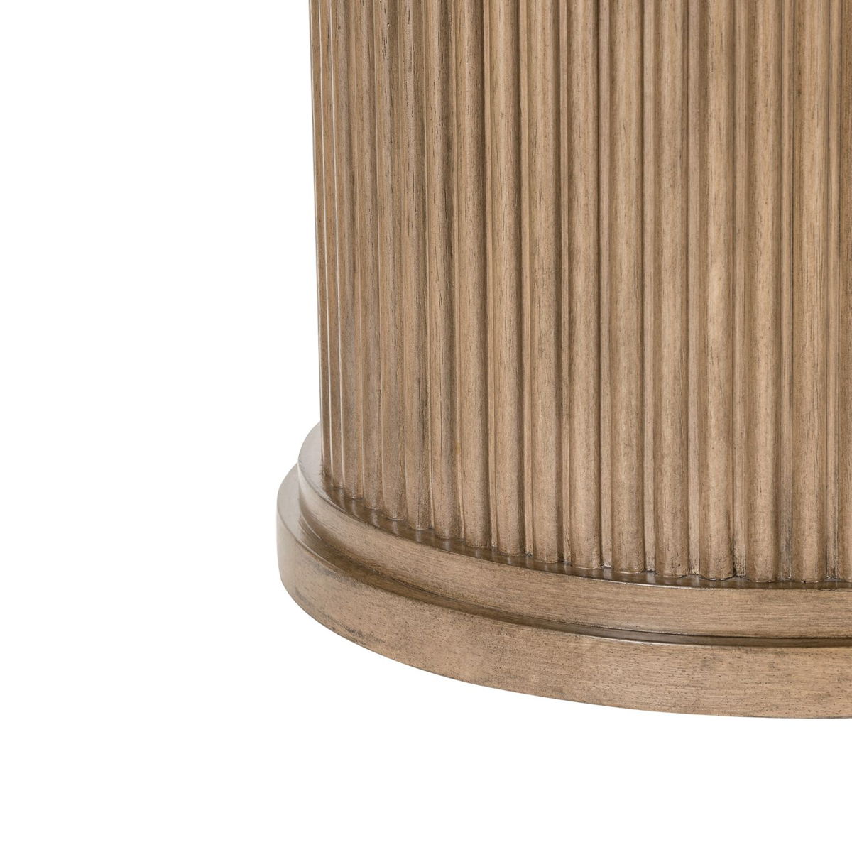 Haven Hills - Round Chairside Table - Camel Beige - Image 6