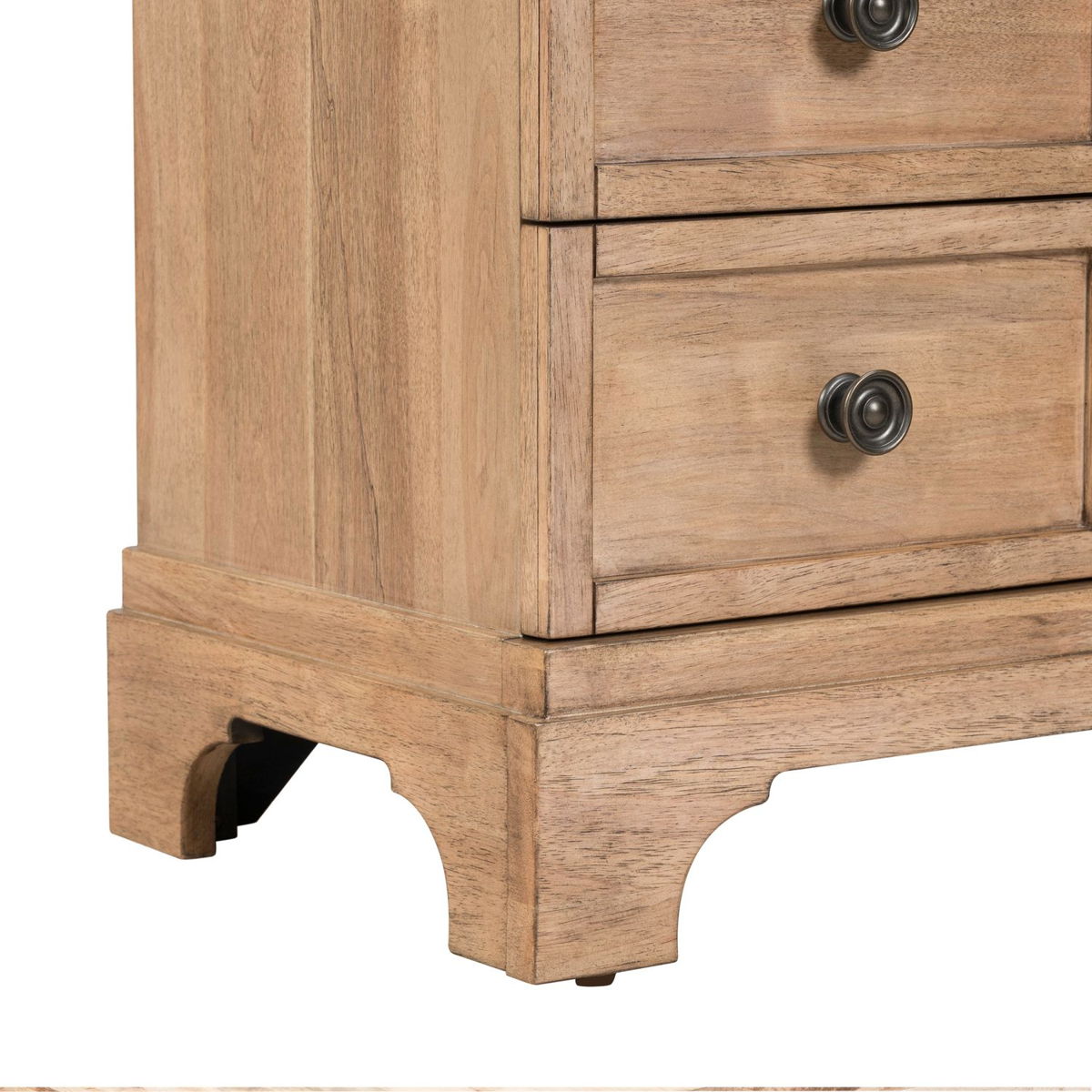 Haven Hills - Bedside Chest With Charging Station - Camel Beige - Image 8