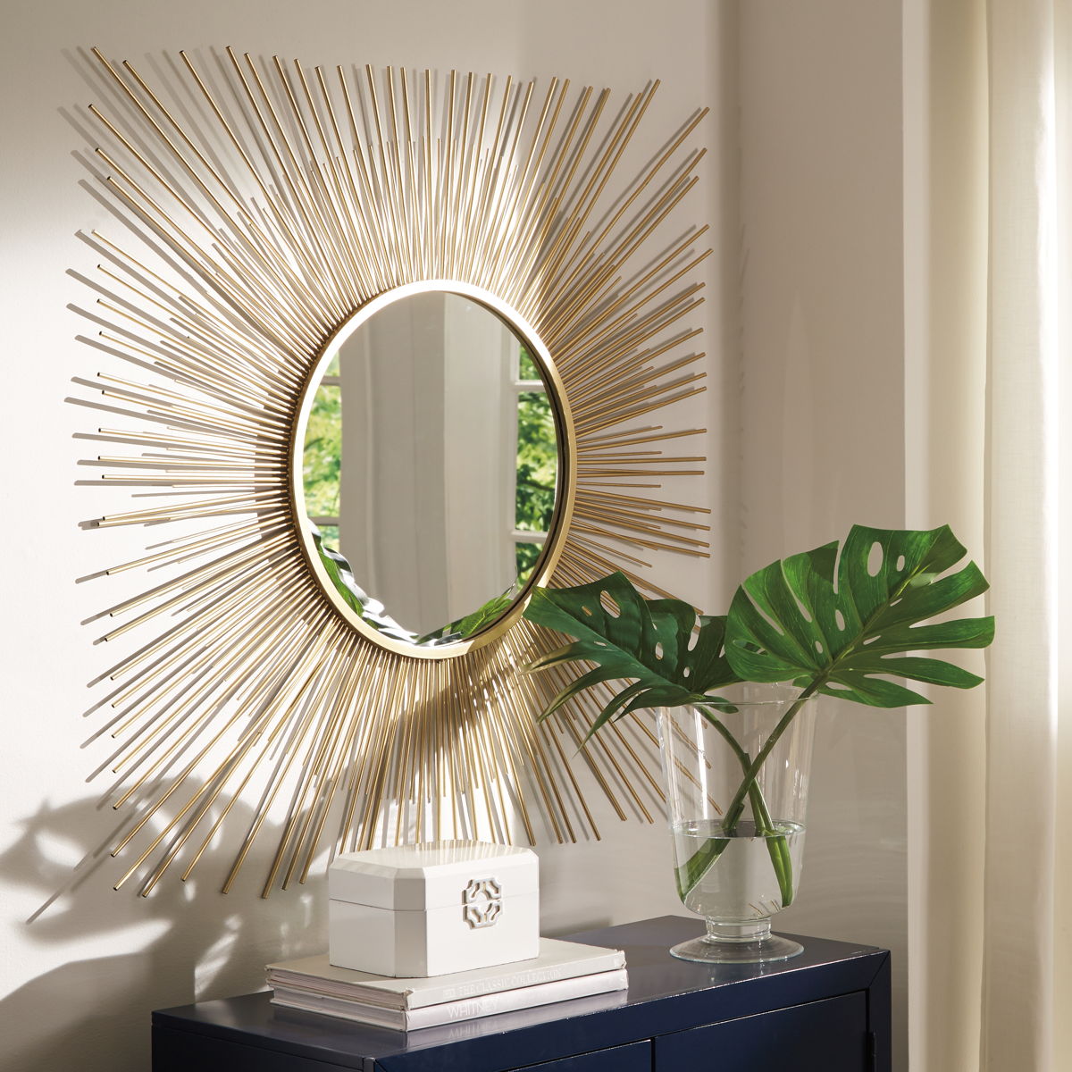 Elspeth - Accent Mirror - Gold Finish - Image 2