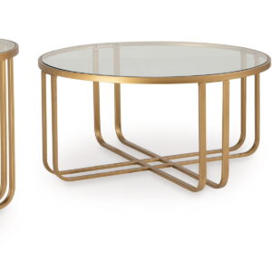 Milloton - Occasional Table Set (Set of 3) - Gold