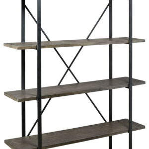 Gilesgrove - Bookcase - Black / Gray