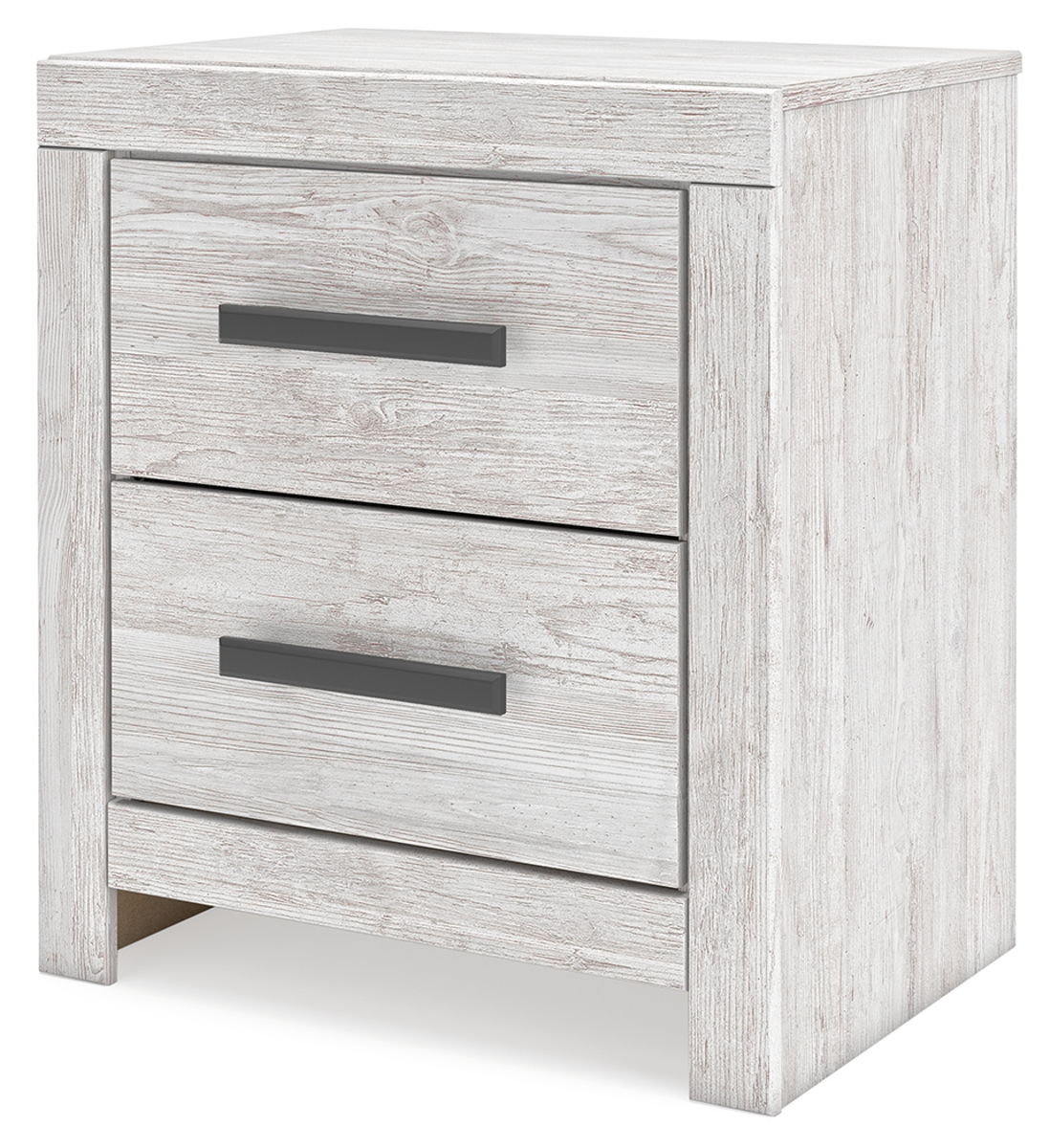 Cayboni - Two Drawer Night Stand - Whitewash - Image 7