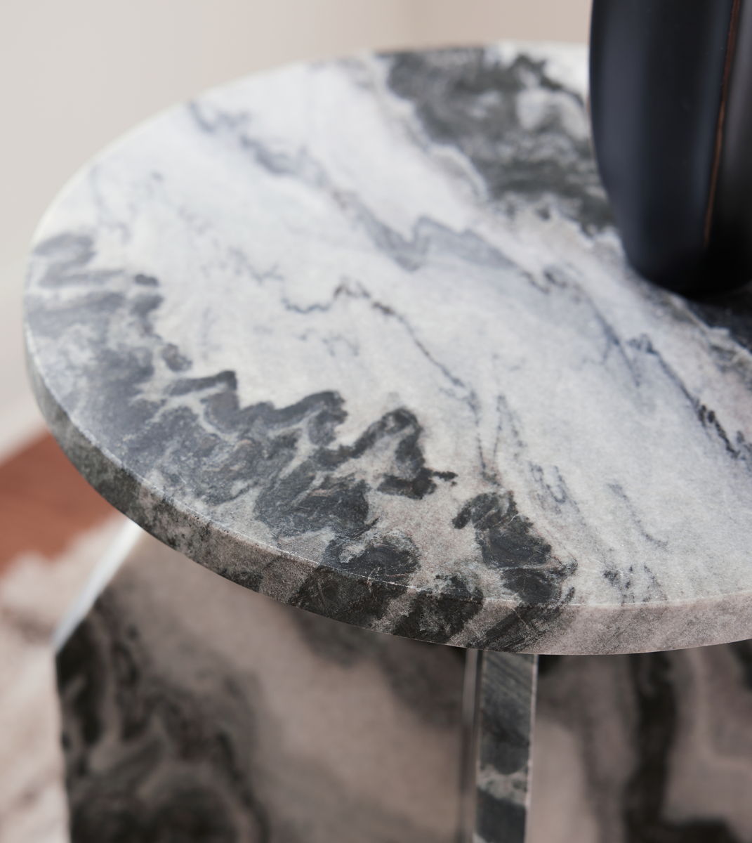 Wrenlane - Accent Table - Black / White / Taupe - Image 2