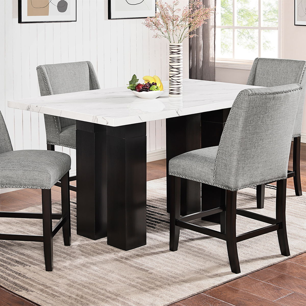 Faust - Adjustable Table / Base & Top - White - Image 6