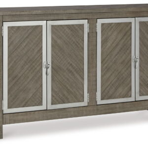 Krystanza - Dining Room Server - Weathered Gray