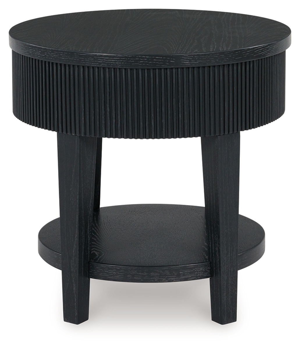Marstream - Round End Table - Black - Image 9