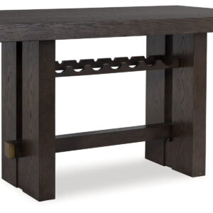 Burkhaus - Rectangular Dining Room Counter Table - Dark Brown
