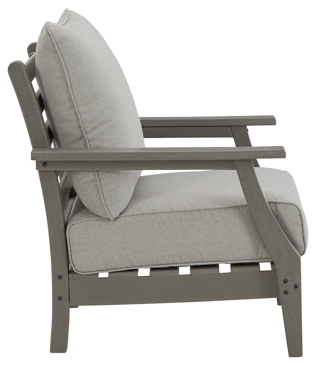 Visola - Lounge Chair w/Cushion (Set of 2) - Gray - Image 7