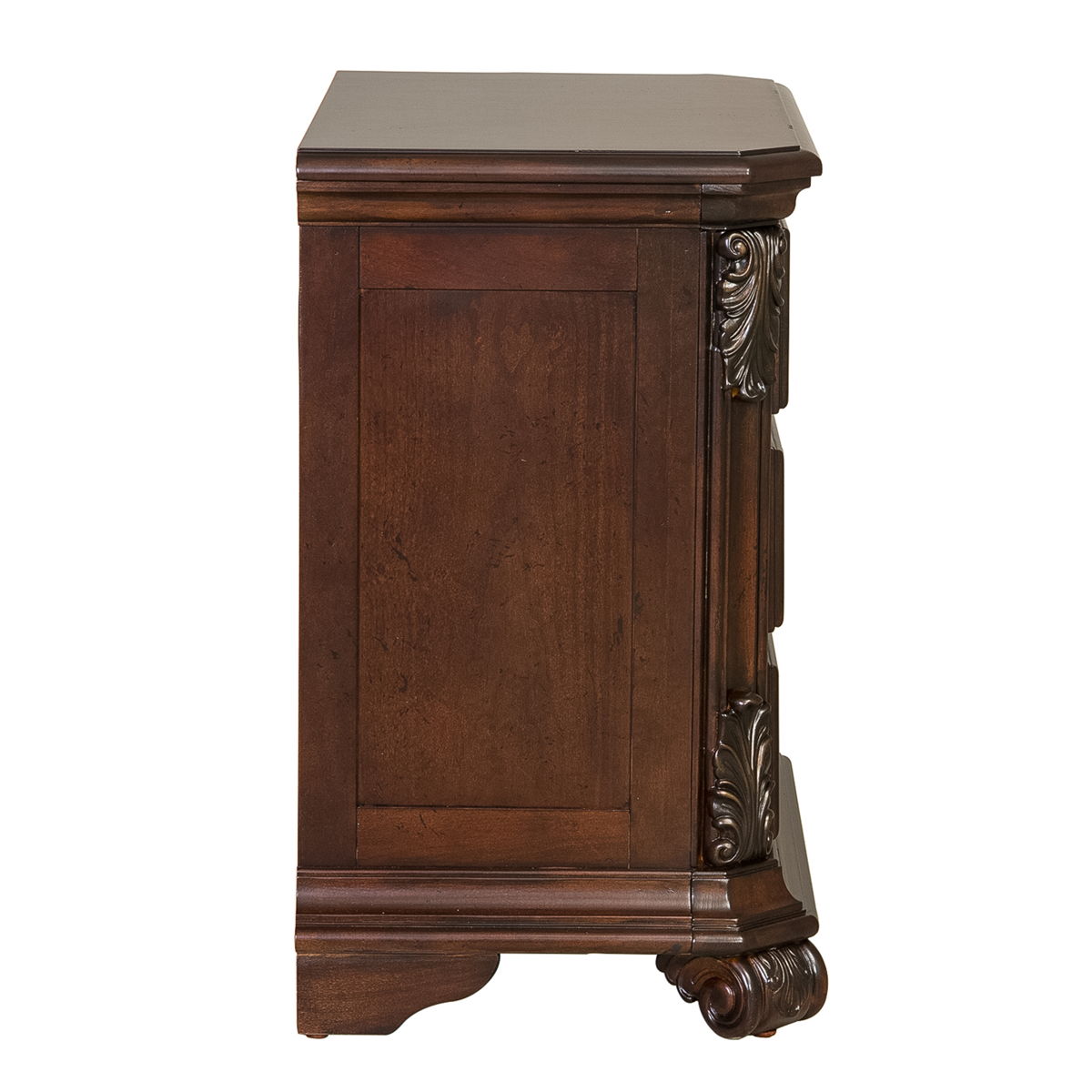 Messina Estates - 3 Drawer Nightstand - Cognac - Image 7
