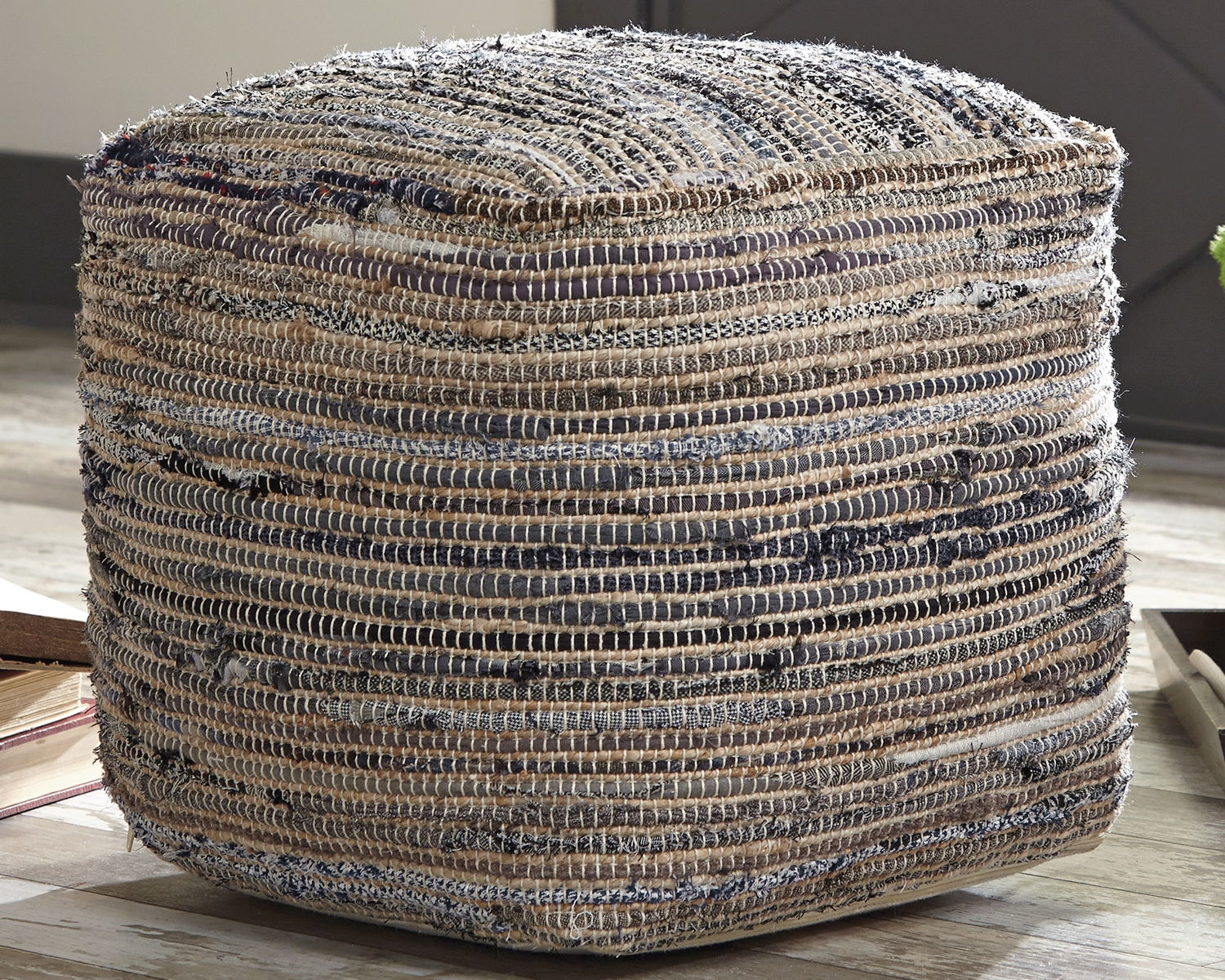 Absalom - Pouf - Denim - Image 3
