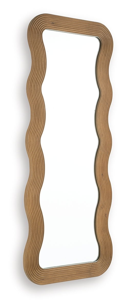 Ellisonville - Floor Mirror - Brown - Image 3