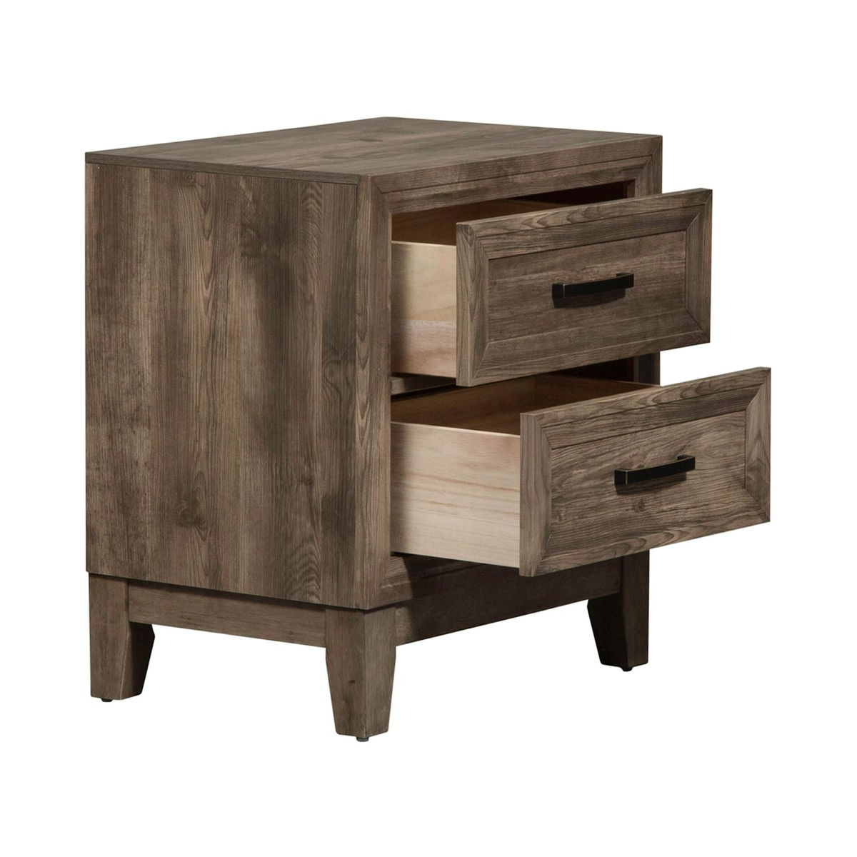 Ridgecrest - 2 Drawer Nightstand - Light Brown - Image 6