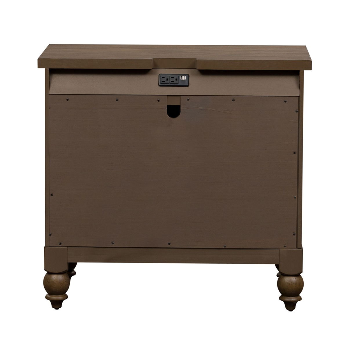 Americana Farmhouse - Bedside Chest With Charging Station - Image 5