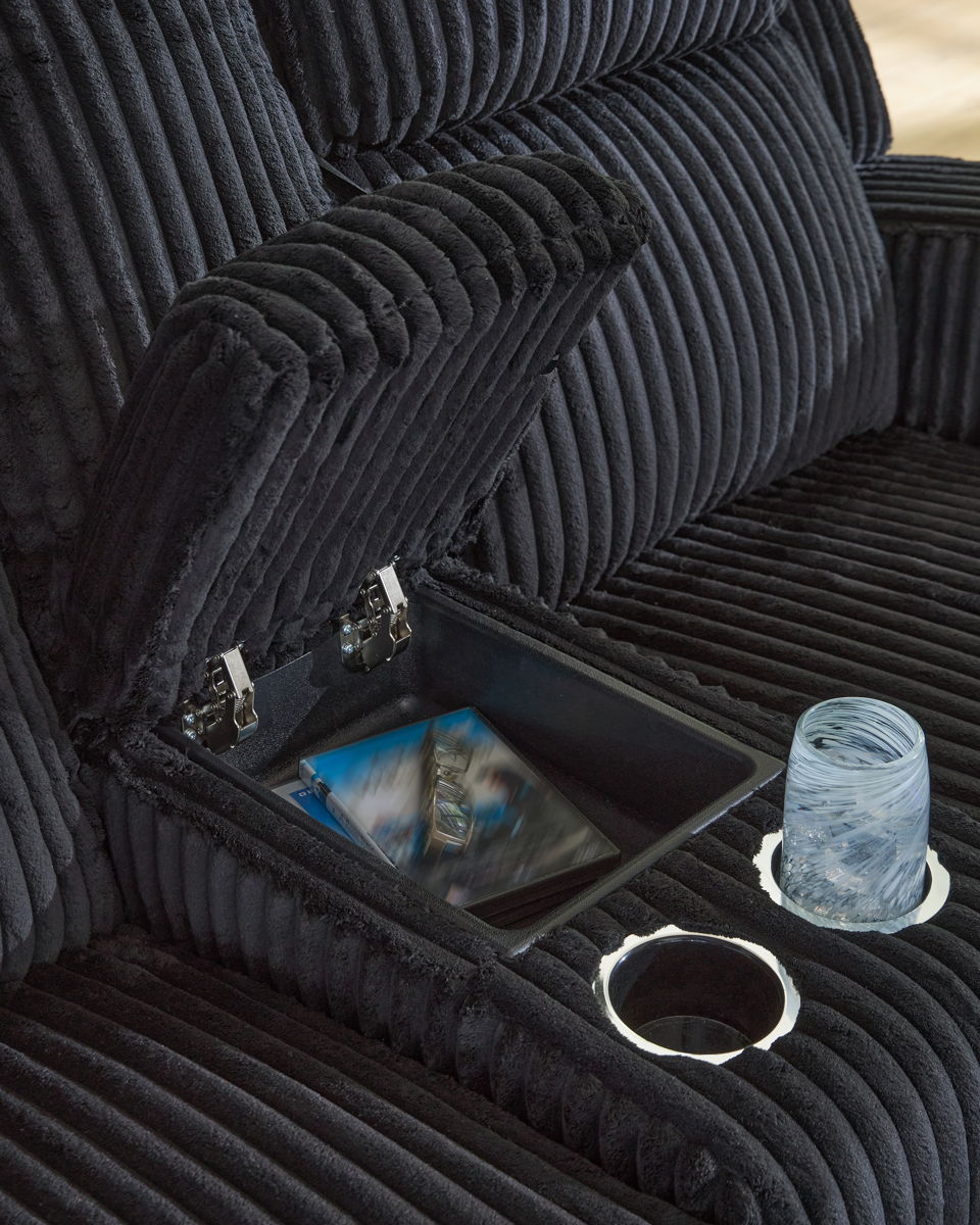 Forest Lake - Power Reclining Loveseat With Console / Adj Headrest - Image 4