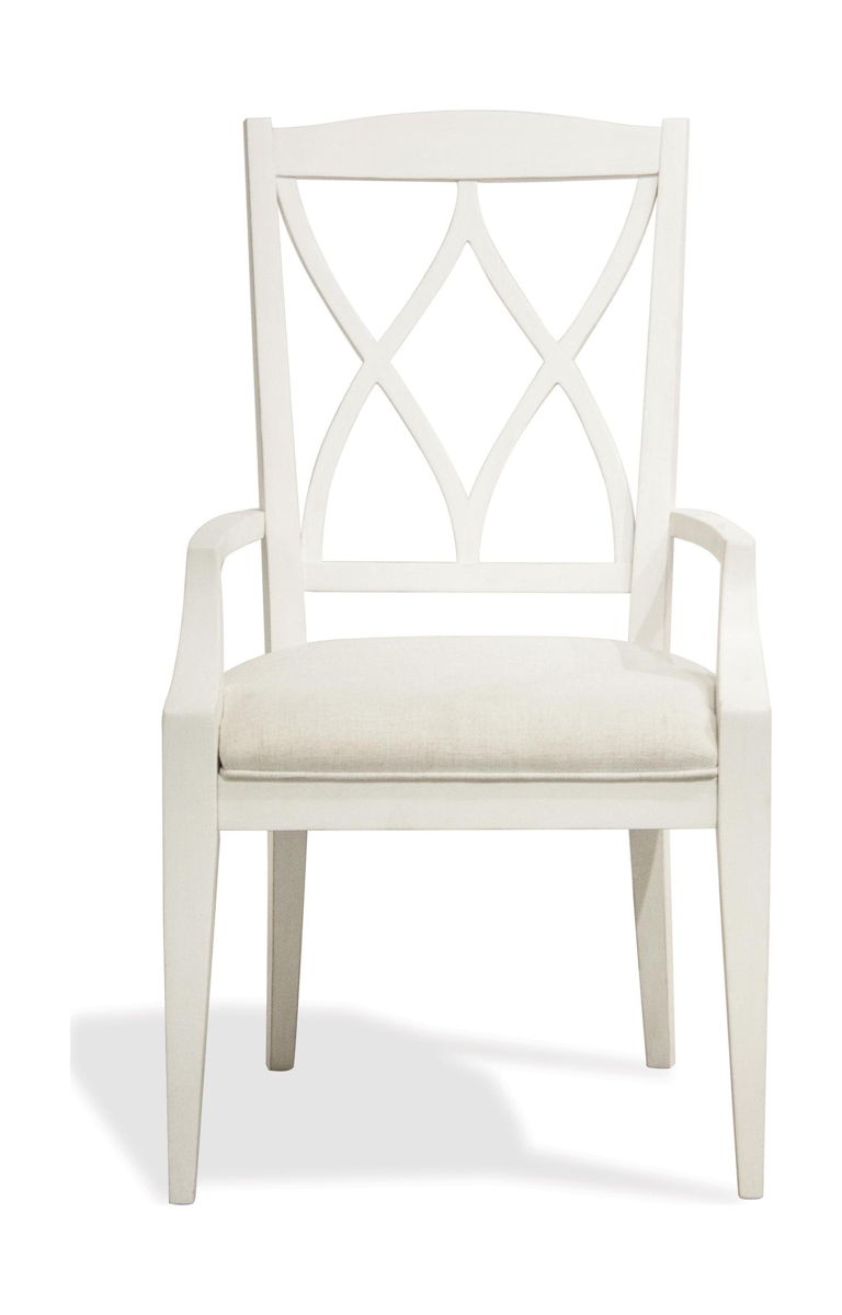 Myra - Back Upholstered Arm Chair (Set of 2) - Paperwhite