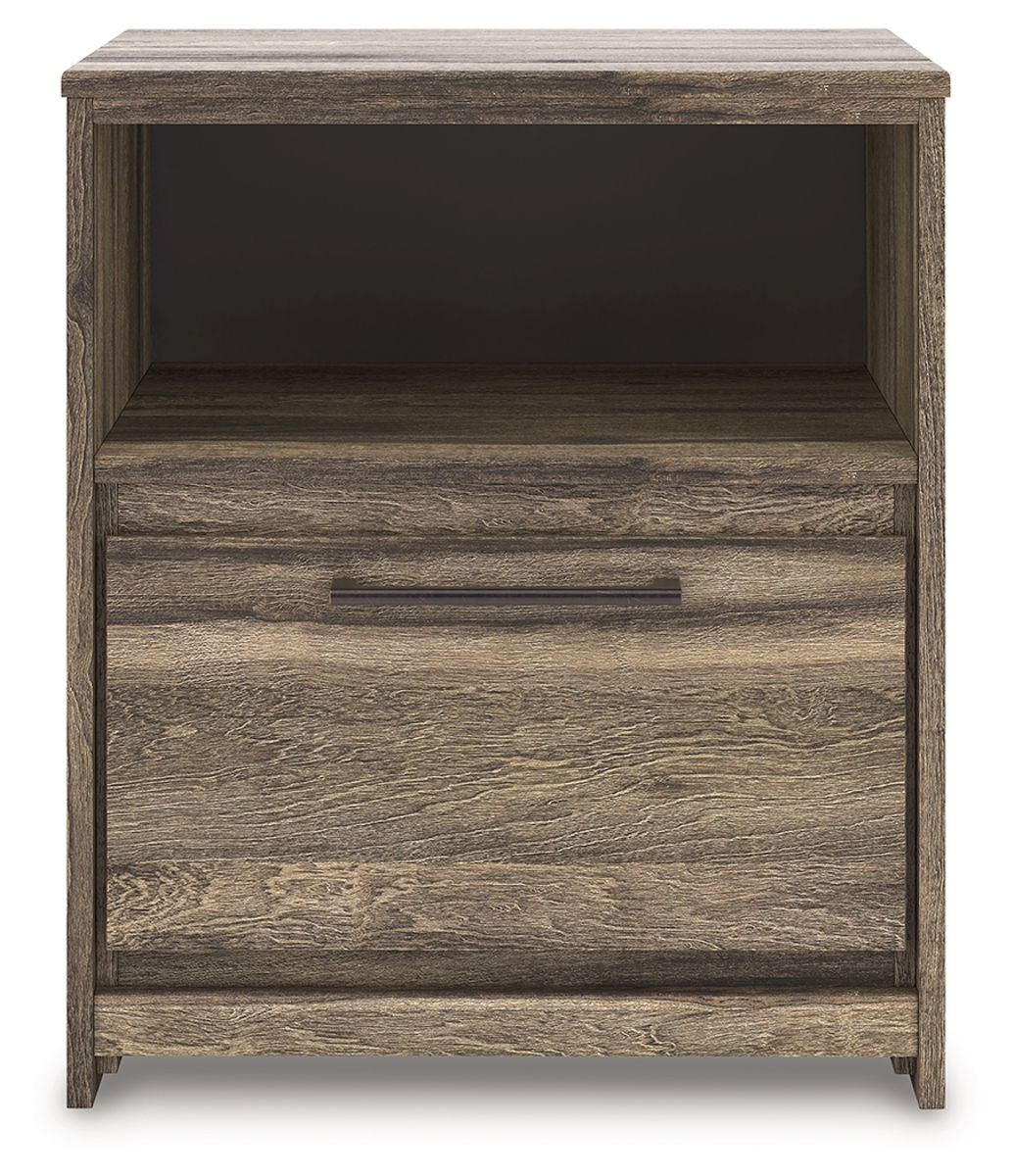 Elbrim - One Drawer Night Stand - Brown - Image 9