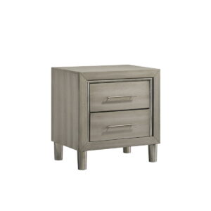 Lennox - 2 Drawer Nightstand - Gray