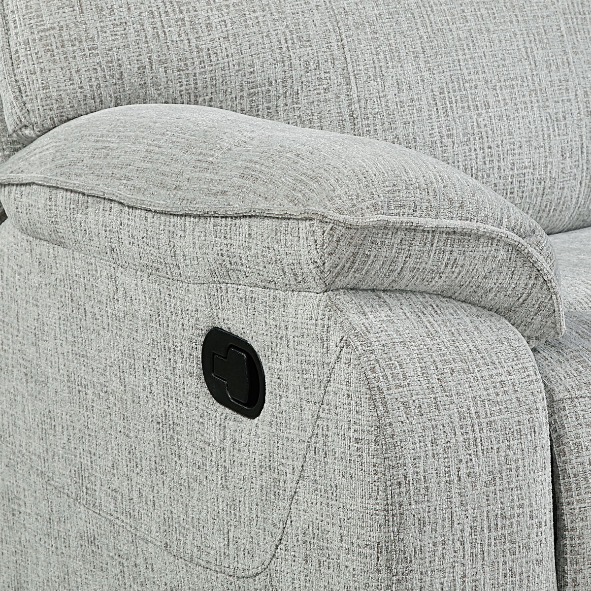 Chablis - Glider Recliner With Heat And Massage - Mist Gray - Image 6