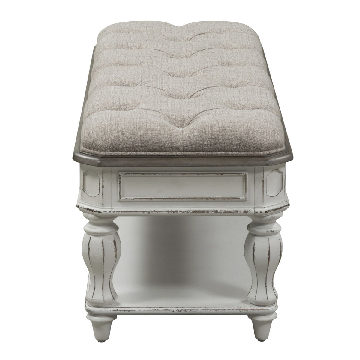 Magnolia Manor - Bed Bench - White - Image 7