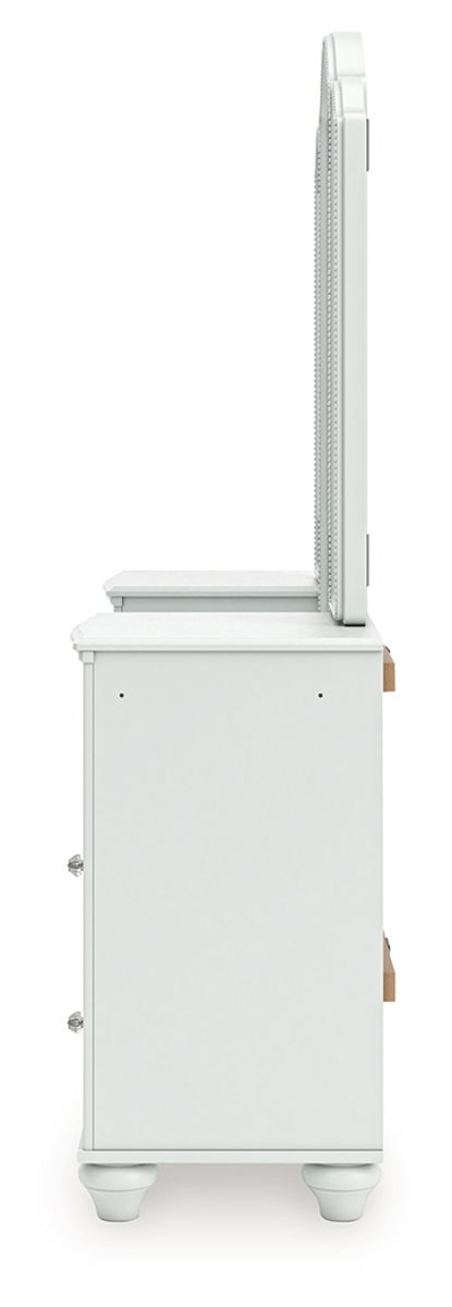 Kozlani - Vanity With Mirror - White - Image 9