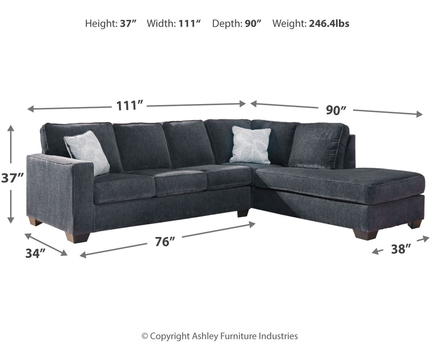 Altari - Sleeper Sectional - Image 11