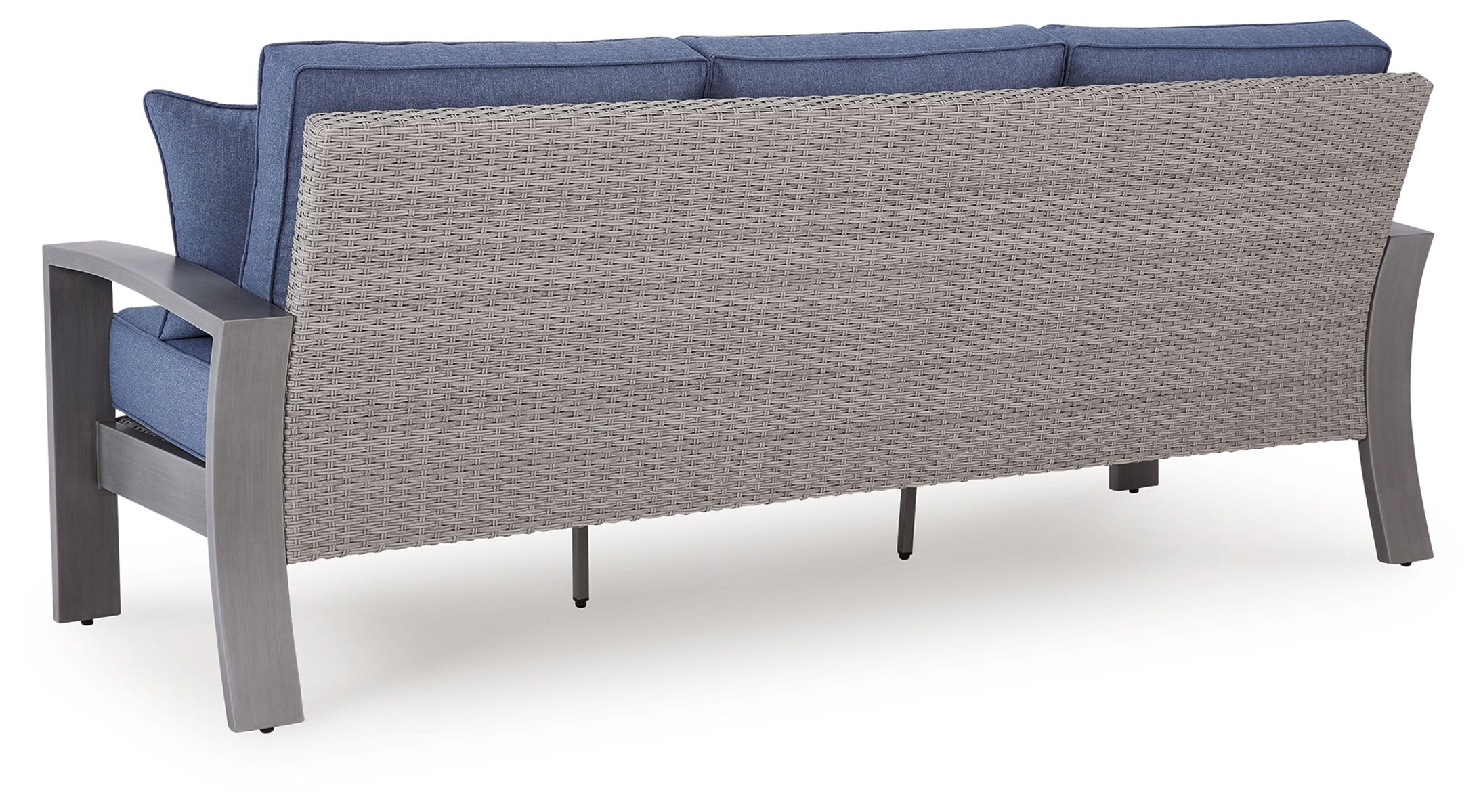 Half Moon Beach - Sofa With Cushion - Blue / Gray - Image 5