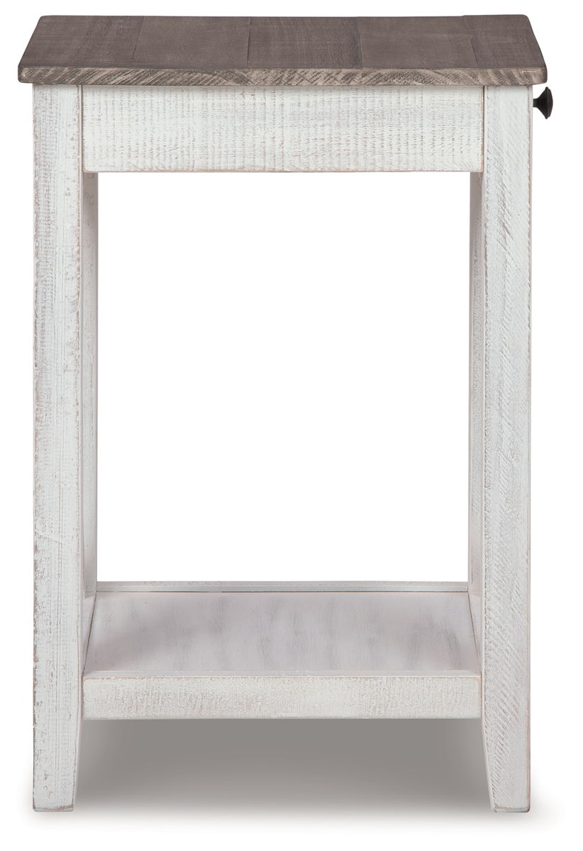 Adalane - Accent Table - White / Gray - Image 3