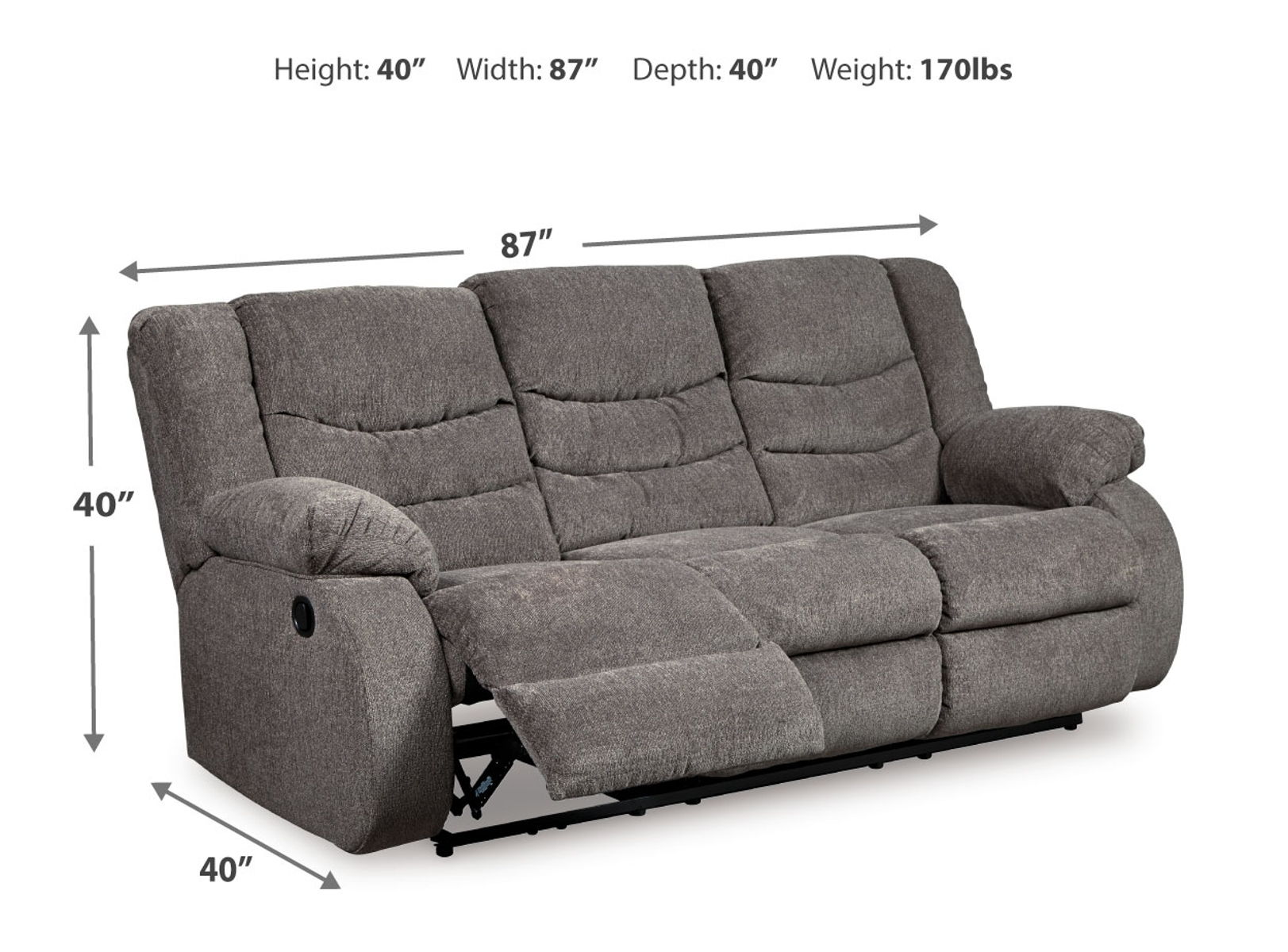 Tulen - Reclining Sofa - Image 4