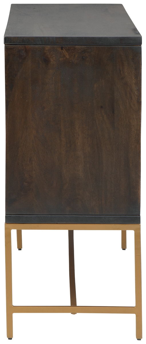 Elinmore - Accent Cabinet - Brown / Gold Finish - Image 6