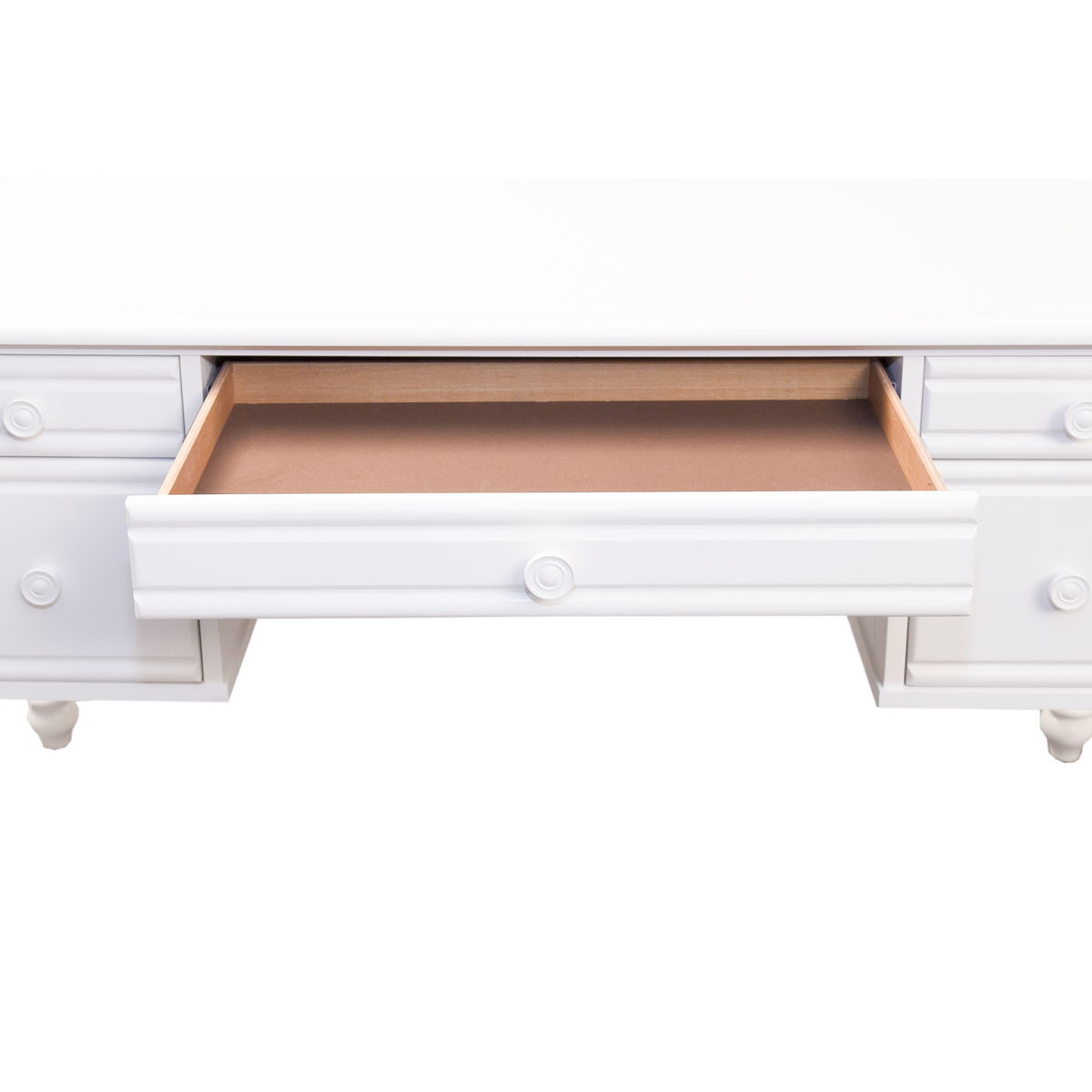 Summer House - Wood Vanity Desk - Oyster White - Image 6