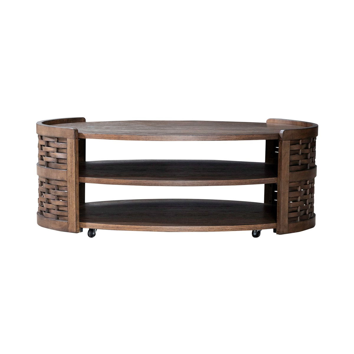 Warren Park - Oval Cocktail Table - Coffee Brown - Image 4