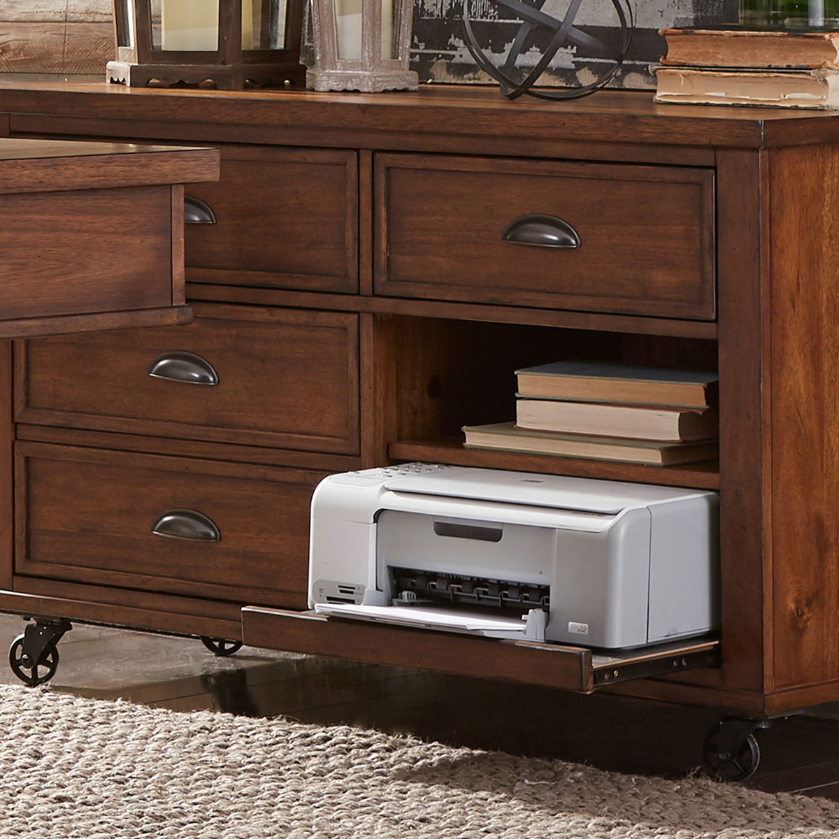 Arlington House - Credenza - Cobblestone Brown - Image 6
