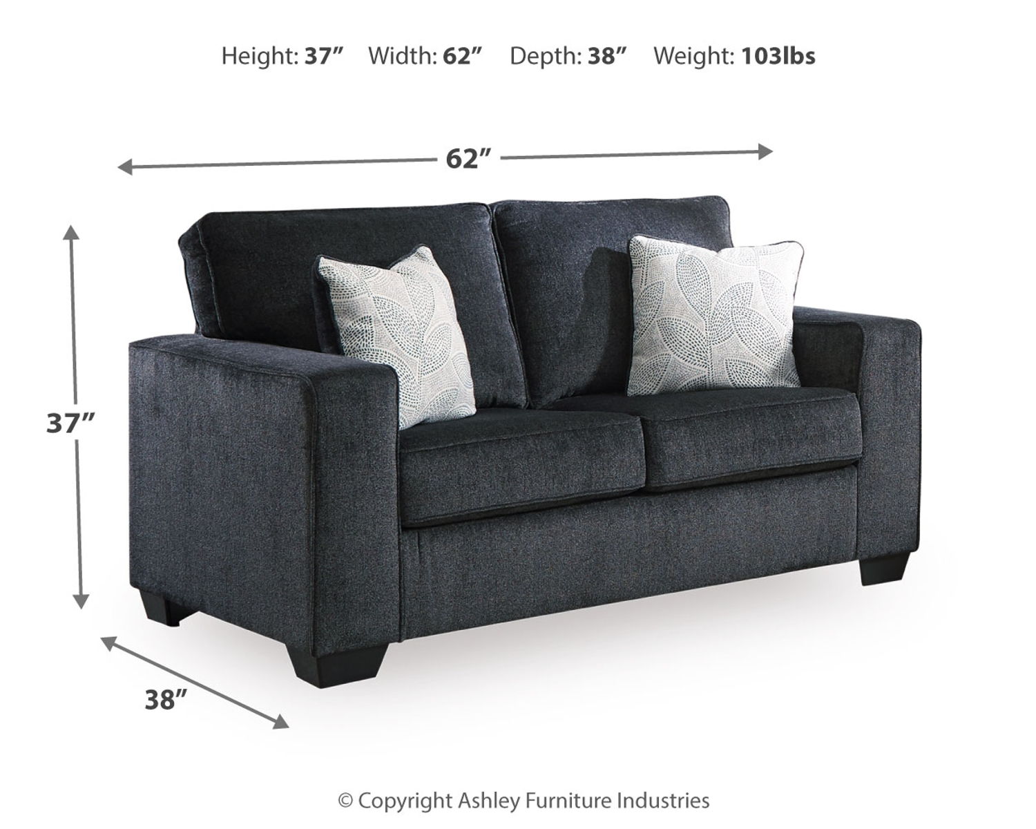 Altari - Stationary Loveseat - Image 9