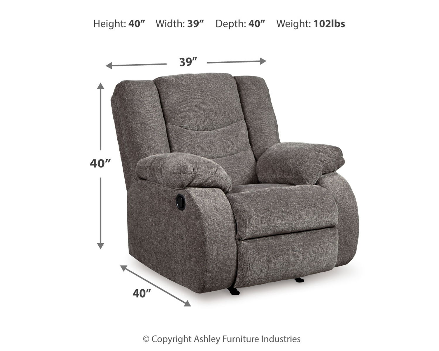 Tulen - Rocker Recliner - Image 5